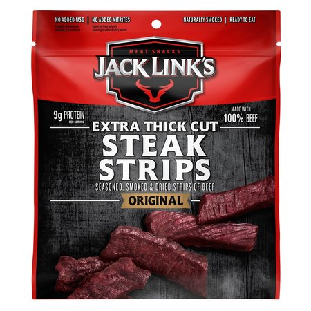 JACK LINKS Jack Link's Original Beef Strips 2.6 oz Bagged 10000032509
